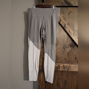 Lululemon Gray and White Leggings